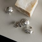 Silver pearl ring thumbnail