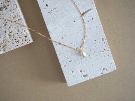 Puffy Pendant Necklace