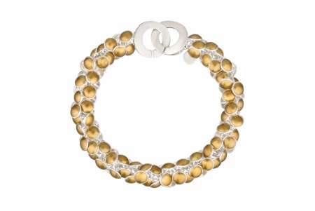 Seashell armbånd gul