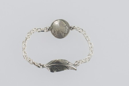 Sacagawea feather bracelet